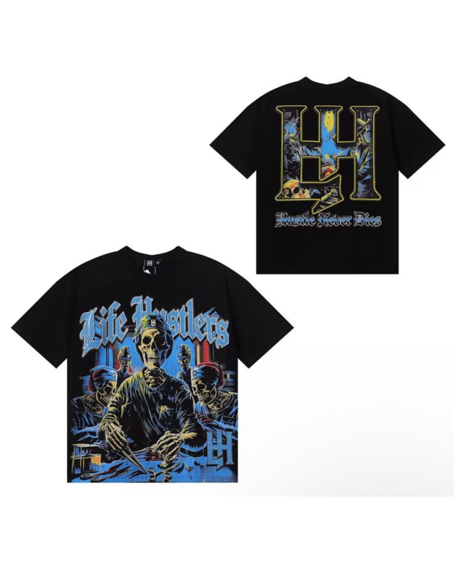 Polera HUSTLERS SURGERY BLACK