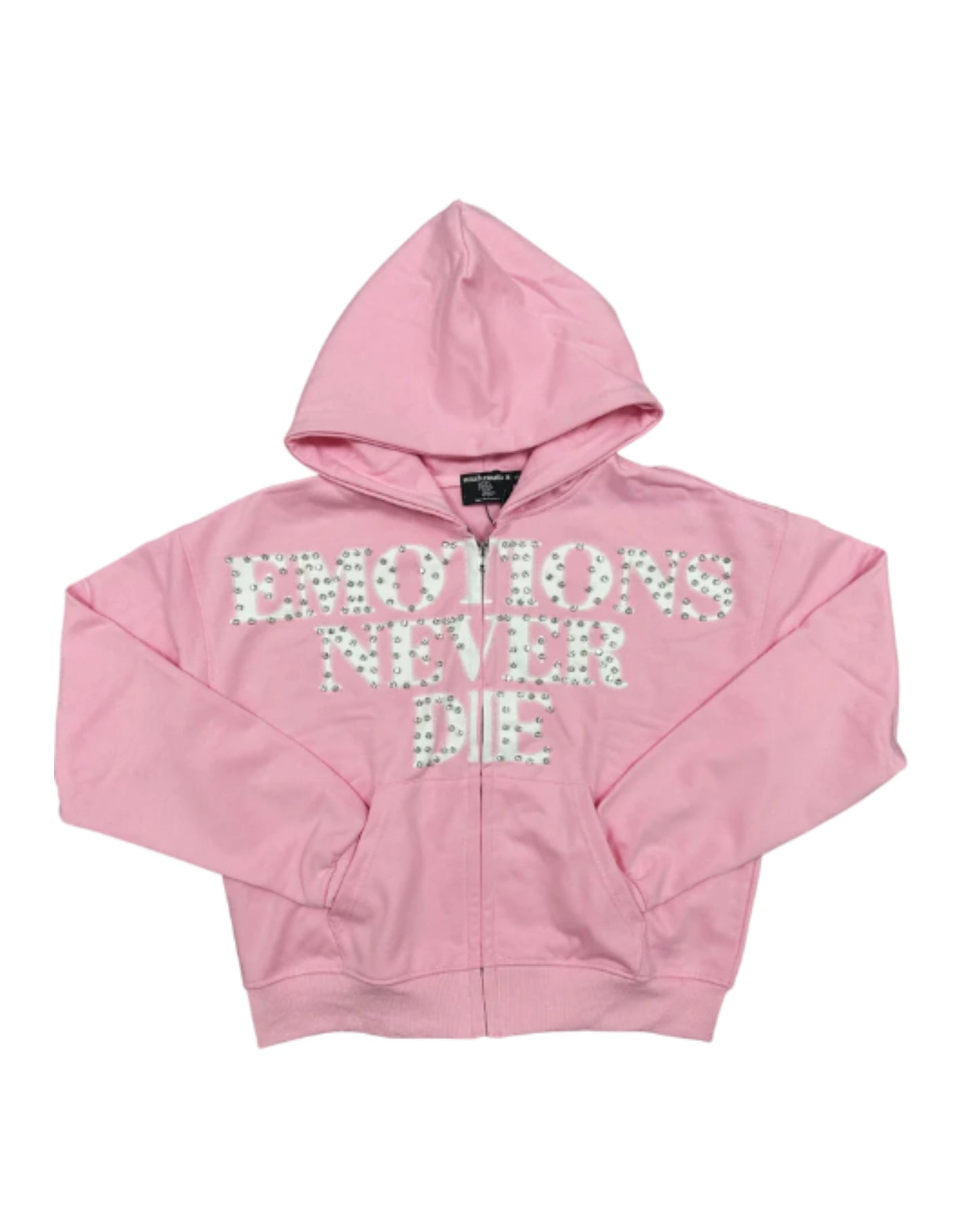 Hoodie EMOTION NEVER DIE PINK